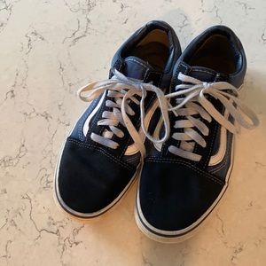 Vans shoes-Navy and Steele blue